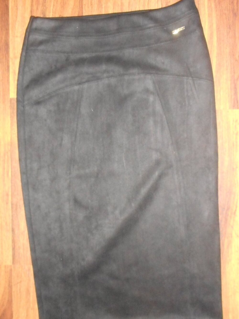 NWOT Marc New York Suede like black skirt, Medium